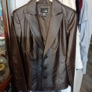 East 5th Dark Brown Leather Jacket